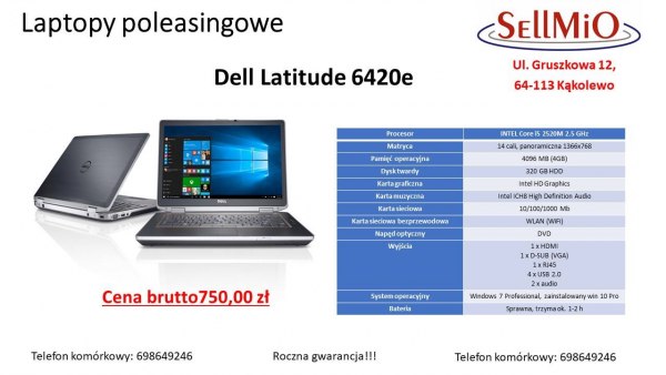 Dell Latitude 6420e<p></p>