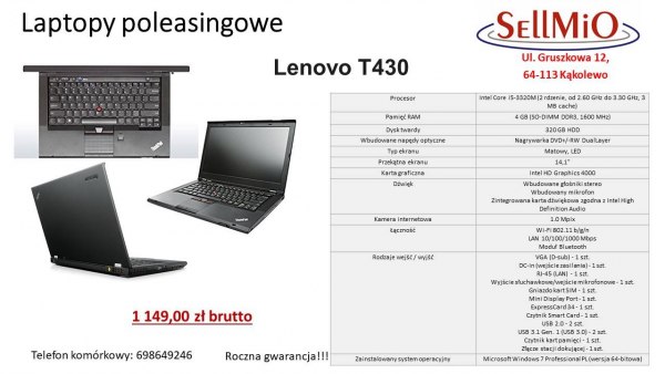 Lenovo T430<p></p>